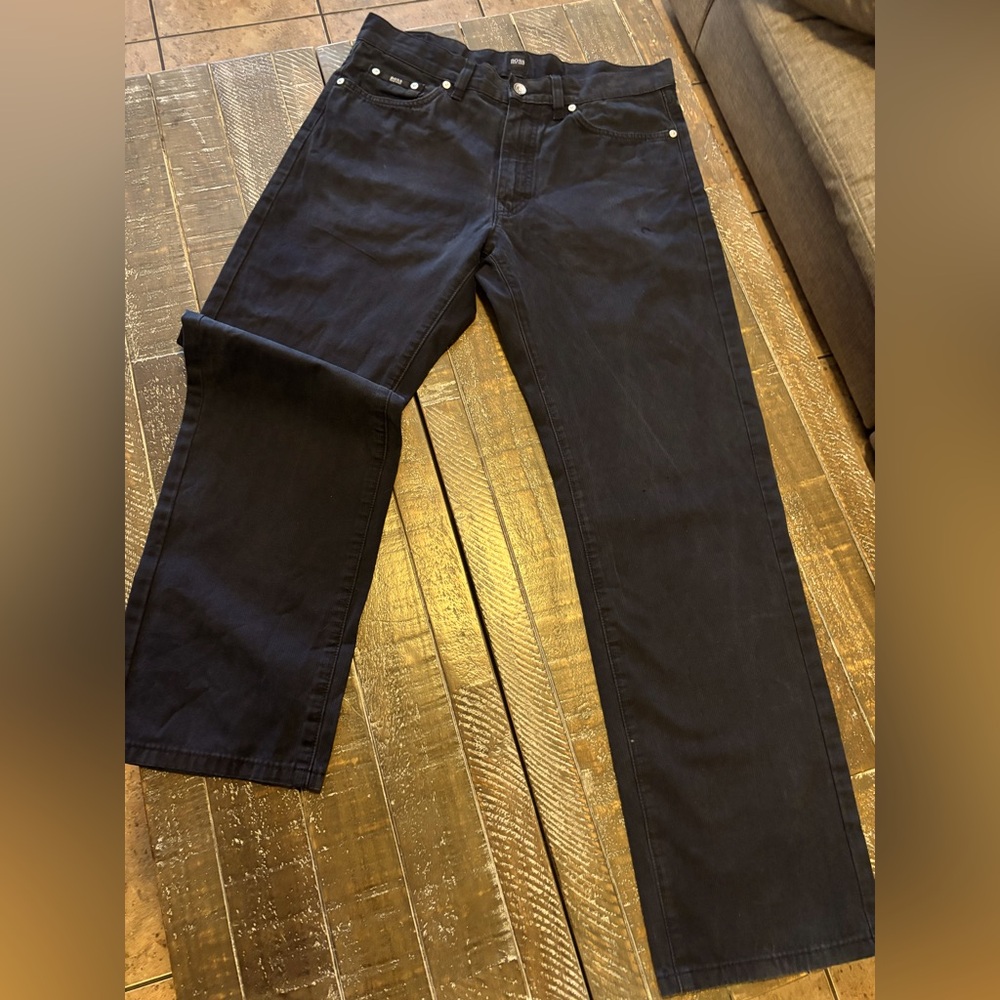 Hugo Boss Dark Navy Men's Straight Jeans 😎